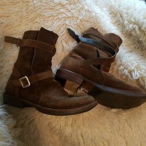 FLASH  SALE FIORENTINI +BAKER 703 SUEDE BOOTS 39